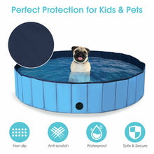 Load image into Gallery viewer, Gymax 63&#39;&#39; Foldable Dog Pet Pool Kiddie Bathing Tub Indoor Outdoor Portable Leakproof
