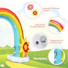 Load image into Gallery viewer, Gymax Inflatable Rainbow Sprinkler Outdoor Water Toy Summer Game Garden Yard
