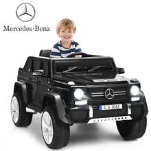 Load image into Gallery viewer, Gymax 12V Licensed Mercedes-Benz Kids Ride On Car RC Motorized Vehicles w/ Trunk
