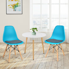 Load image into Gallery viewer, Gymax 2PCS Dining Chair Mid Century Modern DSW Chair Furniture W/ Linen Cushion Blue
