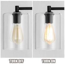 Load image into Gallery viewer, Gymax Industrial Floor Lamp w/ Glass Shade Indoor Modern Tall Pole Lamp for Office
