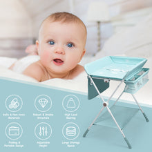 Load image into Gallery viewer, Gymax Baby Changing Table Folding Infant Diaper Station Nursery Organizer Storage
