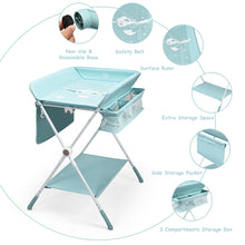 Load image into Gallery viewer, Gymax Baby Changing Table Folding Infant Diaper Station Nursery Organizer Storage
