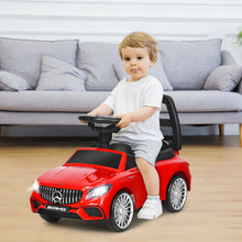 Load image into Gallery viewer, Gymax Licensed Mercedes Benz Kids Ride On Push Car Gliding Scooter w/Light&amp;Music Red
