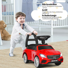 Load image into Gallery viewer, Gymax Licensed Mercedes Benz Kids Ride On Push Car Gliding Scooter w/Light&amp;Music Red
