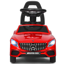Load image into Gallery viewer, Gymax Licensed Mercedes Benz Kids Ride On Push Car Gliding Scooter w/Light&amp;Music Red
