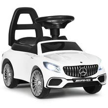 Load image into Gallery viewer, Gymax Licensed Mercedes Benz Kids Ride On Push Car Gliding Scooter w/Light&amp;Music White
