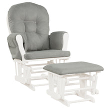 Load image into Gallery viewer, Gymax Baby Nursery Relax Rocker Rocking Chair Glider &amp; Ottoman Set w/ Cushion
