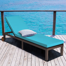 Load image into Gallery viewer, Gymax Adjustable Rattan Recliner Chaise Lounge Chair Patio w/ Cushion Wheels
