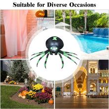 Load image into Gallery viewer, Gymax 6FT Halloween Inflatable Blow-Up Spider w/ LED Lights Outdoor Yard Decoration
