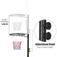 Load image into Gallery viewer, Gymax Basketball System Hoop Stand Backboard w/ Adjustable Height Wheels
