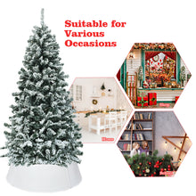 Load image into Gallery viewer, Gymax Galvanized Metal Christmas Tree Collar Skirt Ring Cover Holiday Decor White

