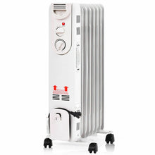 Load image into Gallery viewer, Gymax 1500W Oil Filled Radiator Space Heater w/ Adjustable Thermostat Home Office
