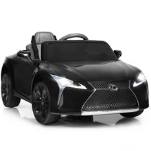 Load image into Gallery viewer, Gymax 12V Licensed Lexus LC500 Kids Ride On Car w/ MP3 Remote Control Black/Red/White
