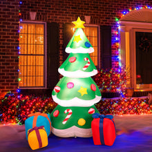 Load image into Gallery viewer, Gymax 6ft Inflatable Christmas Tree Indoor Outdoor Decoration w/ 3 Gift Boxes
