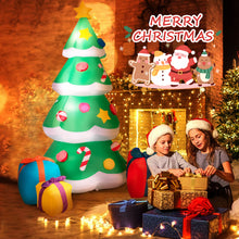 Load image into Gallery viewer, Gymax 6ft Inflatable Christmas Tree Indoor Outdoor Decoration w/ 3 Gift Boxes
