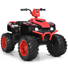 Load image into Gallery viewer, Gymax 12V Electric Kids Ride On Car ATV 4-Wheeler Quad w/ Music LED Light Red
