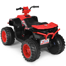 Load image into Gallery viewer, Gymax 12V Electric Kids Ride On Car ATV 4-Wheeler Quad w/ Music LED Light Red
