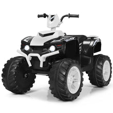 Load image into Gallery viewer, Gymax 12V Electric Kids Ride On Car ATV 4-Wheeler Quad w/ Music LED Light White
