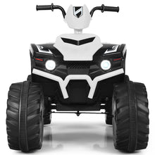 Load image into Gallery viewer, Gymax 12V Electric Kids Ride On Car ATV 4-Wheeler Quad w/ Music LED Light White
