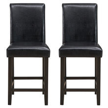 Load image into Gallery viewer, Gymax Set of 2 Bar Stools 25inch Counter Height Barstool Pub Chair w/Rubber Wood Legs
