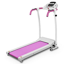Load image into Gallery viewer, Gymax Folding Electric Treadmill Running Fitness Machine 800W Black/Pink
