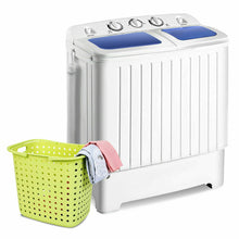 Load image into Gallery viewer, Gymax Compact Portable Washing Machine Twin Tub 17.6 lbs Washer Spinner Home Dorm
