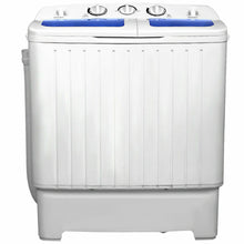 Load image into Gallery viewer, Gymax Compact Portable Washing Machine Twin Tub 17.6 lbs Washer Spinner Home Dorm
