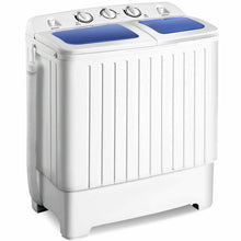 Load image into Gallery viewer, Gymax Compact Portable Washing Machine Twin Tub 17.6 lbs Washer Spinner Home Dorm
