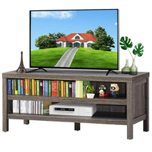 Load image into Gallery viewer, Gymax 3-Tier TV Stand Console Cabinet for TV&#39;s up to 45&#39;&#39; w/ Storage Shelves
