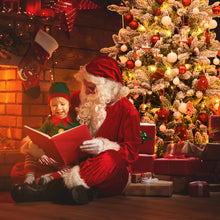 Load image into Gallery viewer, Gymax 7FT Snow Flocked Christmas Tree Hinged Fir Tree w/ Pine Cones Metal Stand
