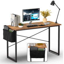 Load image into Gallery viewer, Gymax Modern Computer Desk 47&#39;&#39; Study Writing Table w/ Storage Bag Rustic
