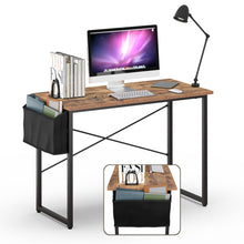 Load image into Gallery viewer, Gymax Modern Computer Desk 47&#39;&#39; Study Writing Table w/ Storage Bag Rustic
