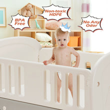Load image into Gallery viewer, Gymax 3-in-1 Baby Bed Crib w/ 2&#39;&#39; Mattress Convertible Toddler Playard &amp; Rocking Crib
