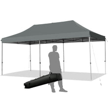 Load image into Gallery viewer, Gymax 10&#39;x20&#39; Pop up Canopy Tent Folding Heavy Duty Sun Shelter Adjustable W/Bag
