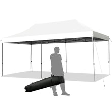 Load image into Gallery viewer, Gymax 10&#39;x20&#39; Pop up Canopy Tent Folding Heavy Duty Sun Shelter Adjustable W/Bag
