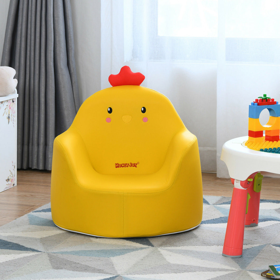 Gymax Chicken Kids Sofa Seat Toddler Children Armchair Couch Birthday Gift Boy & Girl