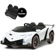 Load image into Gallery viewer, Gymax 12V 2-Seater Licensed Lamborghini Kids Ride On Car w/ RC &amp; Swing Function

