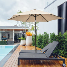 Load image into Gallery viewer, Gymax 10 ft Patio Umbrella Market Table Umbrella Yard Outdoor w/ 6 Ribs
