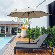 Load image into Gallery viewer, Gymax 10 ft Patio Umbrella Market Table Umbrella Yard Outdoor w/ 6 Ribs
