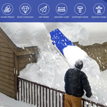 Load image into Gallery viewer, Gymax 21ft Roof Snow Rake Removal Tool Lightweight w/ Adjustable Telescoping Handle
