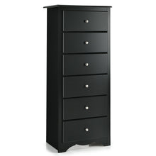 Load image into Gallery viewer, Gymax 6 Drawer Chest Dresser Clothes Storage Bedroom Tall Furniture Cabinet

