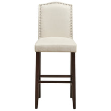Load image into Gallery viewer, Gymax Set of 2 Nailhead Bar Stools 29&#39;&#39; Bar Height with Rubber Wood Legs Beige
