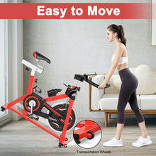 Load image into Gallery viewer, Gymax Exercise Bike Stationary Belt Drive Indoor Cycling Bike Gym Home Cardio
