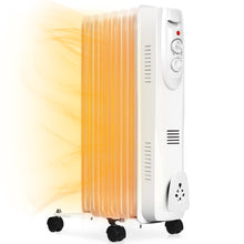 Load image into Gallery viewer, Gymax 1500W Oil Filled Radiator Space Heater w/ Overheat &amp; Tip-Over Protection
