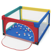 Load image into Gallery viewer, Gymax Baby Playpen Infant Large Safety Play Center Yard w/ 50 Ocean Balls
