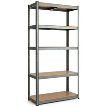 Load image into Gallery viewer, Gymax 1/2/3/4PC Adjustable 36&#39;&#39;x72&#39;&#39; Heavy Duty 5 Level Garage Tool Shelf 2000lbs Grey
