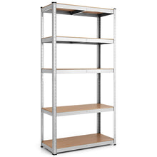 Load image into Gallery viewer, Gymax 1/2/3/4PC Adjustable 36&#39;&#39;x72&#39;&#39; Heavy Duty 5 Level Garage Tool Shelf 2000lbs Silver
