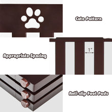 Load image into Gallery viewer, Gymax 24&#39;&#39; Folding Wooden Freestanding Pet Gate Dog Gate W/360¡ã Flexible Hinge
