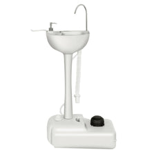 Load image into Gallery viewer, Gymax Portable Wash Sink Camping Sink Wash Basin Stand w/ Wheels &amp; Foot Pump
